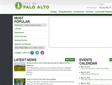 Tablet Screenshot of cityofpaloalto.org